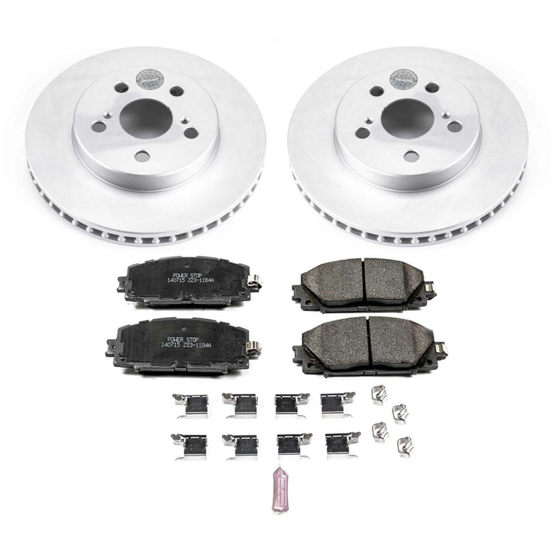 Power Stop CRK7701 Z17 Evolution Front Brake Kit for 2020-2022 Toyota Corolla product image