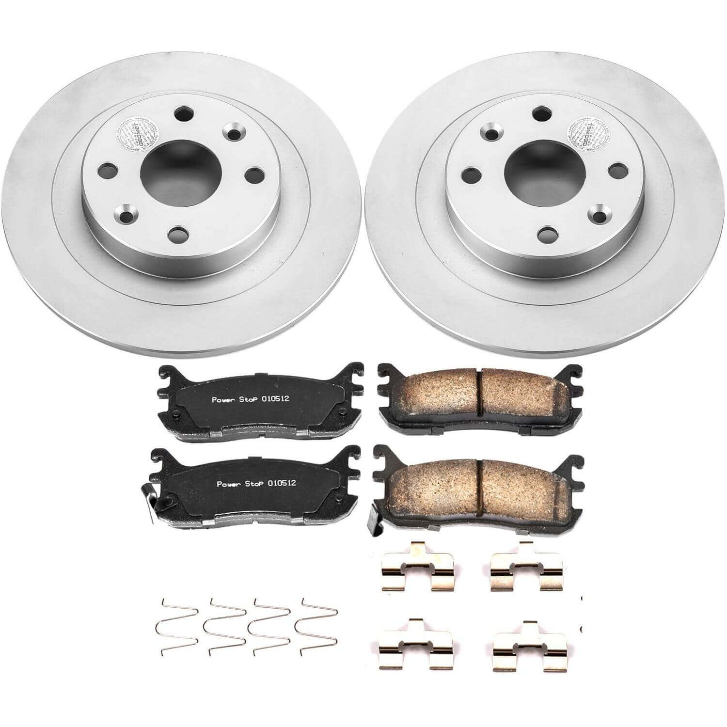 Power Stop CRK772 Z17 Evolution Rear Brake Kit for 1997-2003 Ford Escort Rear Disc product image
