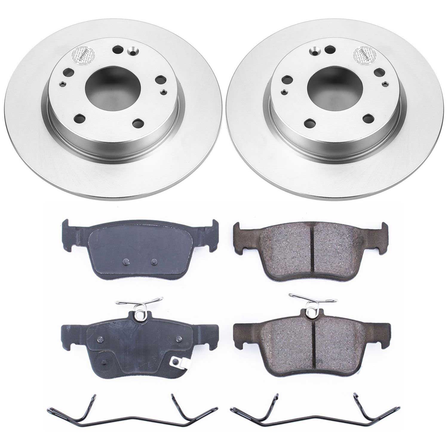 Power Stop CRK7725 Z17 Evolution Rear Brake Kit for 2016 Honda Civic product image