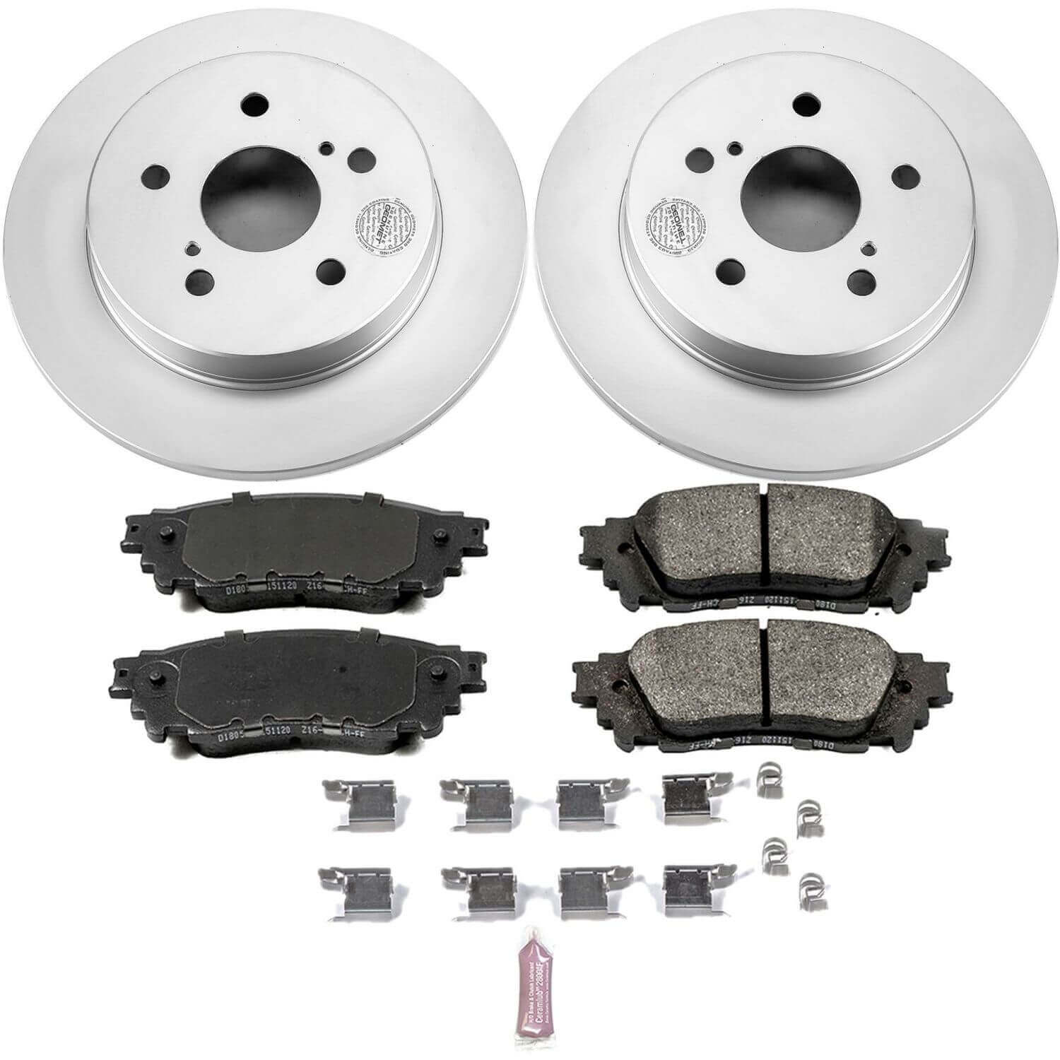 Power Stop CRK7739 Z17 Evolution Rear Brake Kit for 2015-2017 Lexus NX200T product image