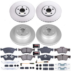 Power Stop CRK7761 Z23 Evolution Sport Front And Rear Brake Kit for 2007-2009 Mercedes-Benz E550 All Wheel Drive product image