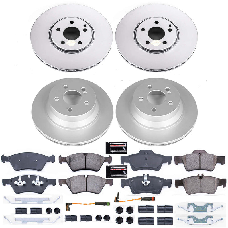 Power Stop CRK7761 Z23 Evolution Sport Front And Rear Brake Kit for 2007-2009 Mercedes-Benz E550 All Wheel Drive product image