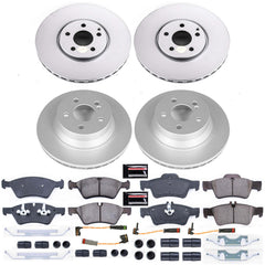 Power Stop CRK7762 Z23 Evolution Sport Front And Rear Brake Kit for 2006 Mercedes-Benz E500 4Matic product image