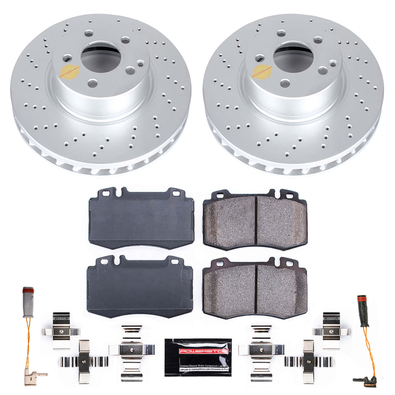 Power Stop CRK7770 Z23 Evolution Sport Front Brake Kit for 2004-2006 Mercedes-Benz E500 Base product image