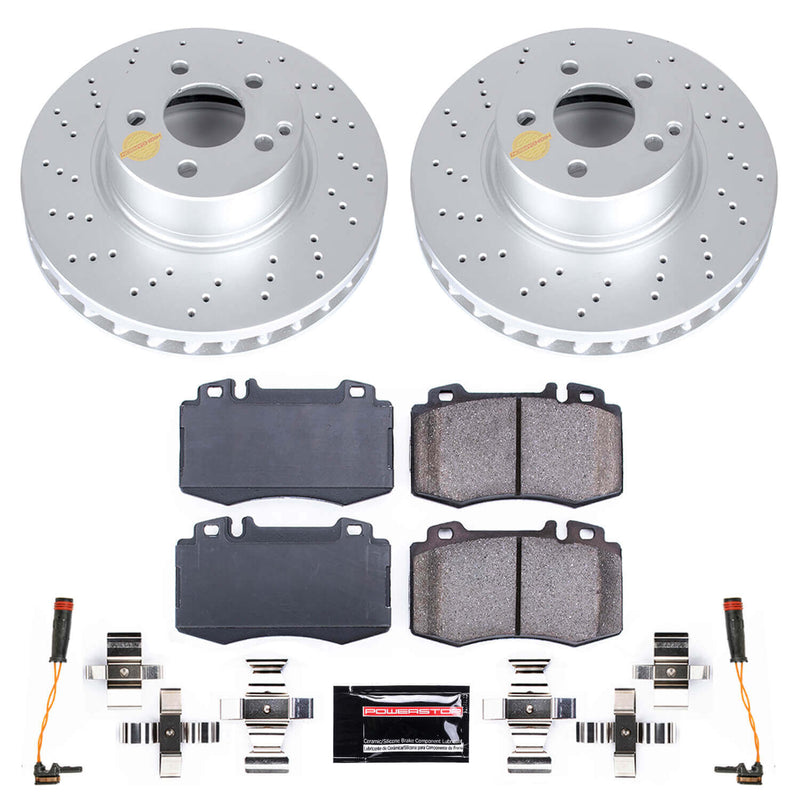 Power Stop CRK7771 Z23 Evolution Sport Front Brake Kit for 2003-2006 Mercedes-Benz SL500 product image