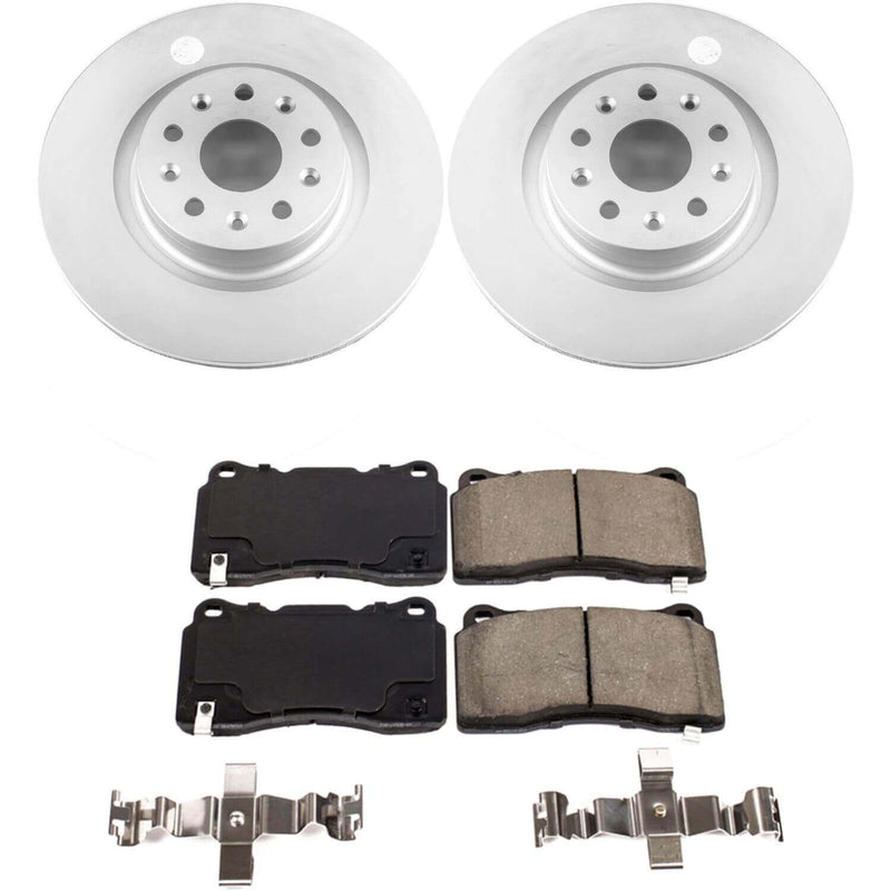 Power Stop CRK7777 Z17 Evolution Front Brake Kit for 2014-2016 Cadillac Cts Vsport, Vsport Premium product image