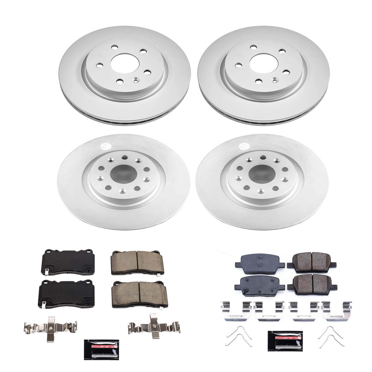 Power Stop CRK7816 Z17 Evolution Front And Rear Brake Kit for 2016-2017 Cadillac CT6 product image