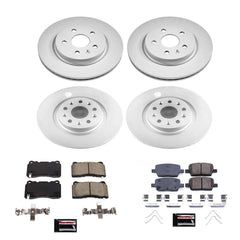 Power Stop CRK7816 Z17 Evolution Front And Rear Brake Kit for 2016-2017 Cadillac CT6 product image