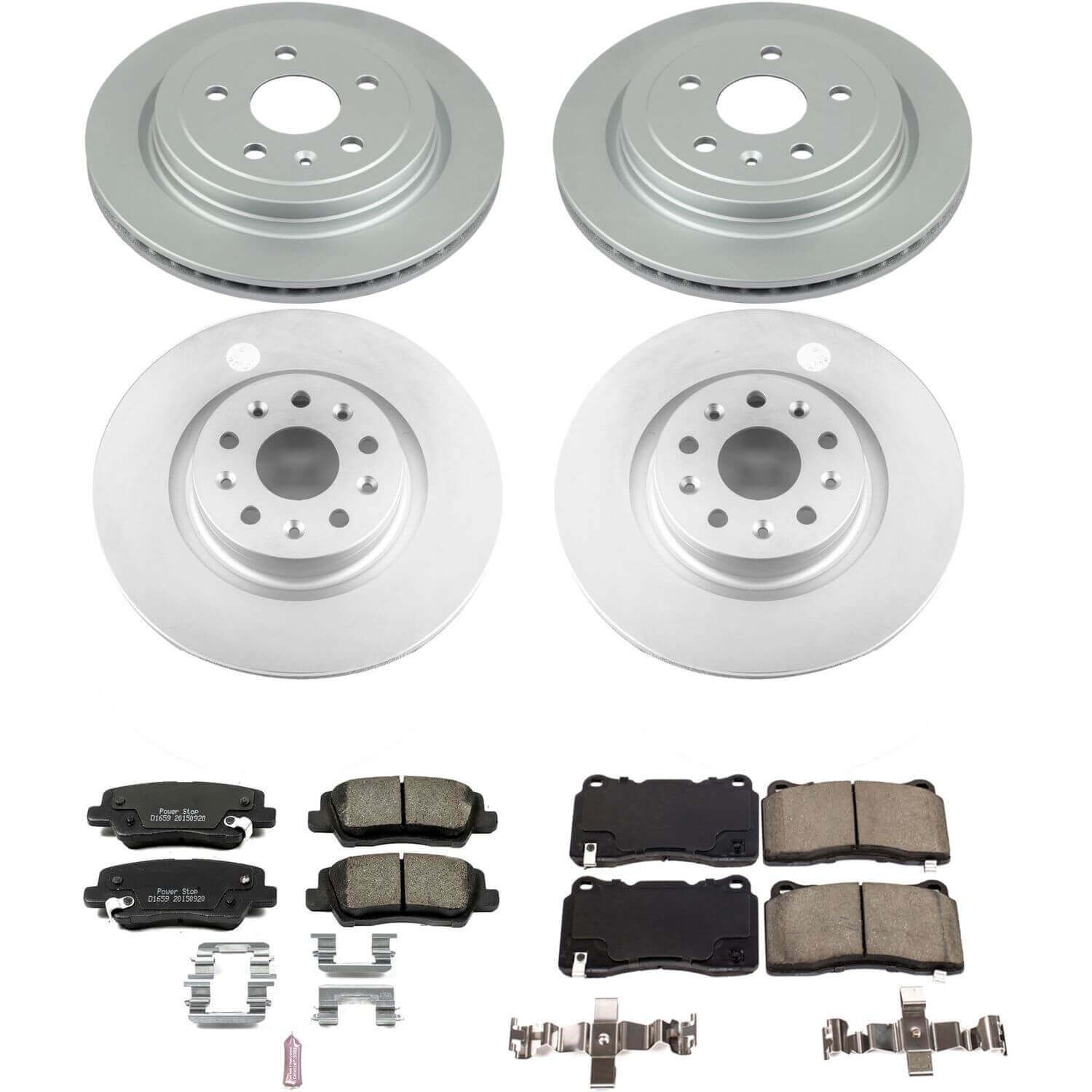 Power Stop CRK7817 Z17 Evolution Front And Rear Brake Kit for 2014-2016 Cadillac Cts Vsport, Vsport Premium product image