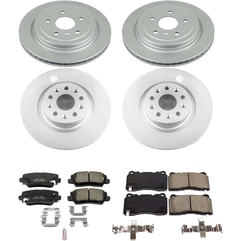 Power Stop CRK7817 Z17 Evolution Front And Rear Brake Kit for 2014-2016 Cadillac Cts Vsport, Vsport Premium product image