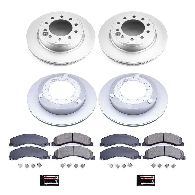 Power Stop CRK7818 Z17 Evolution Front And Rear Pad And Rotor Kit for 2013-2024 Dodge Ram 4500 product image
