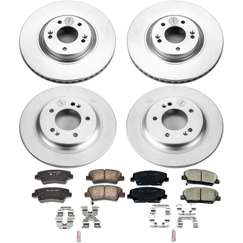 Power Stop CRK7824 Z17 Evolution Front And Rear Brake Kit for 2013 Kia Optima Sxl product image