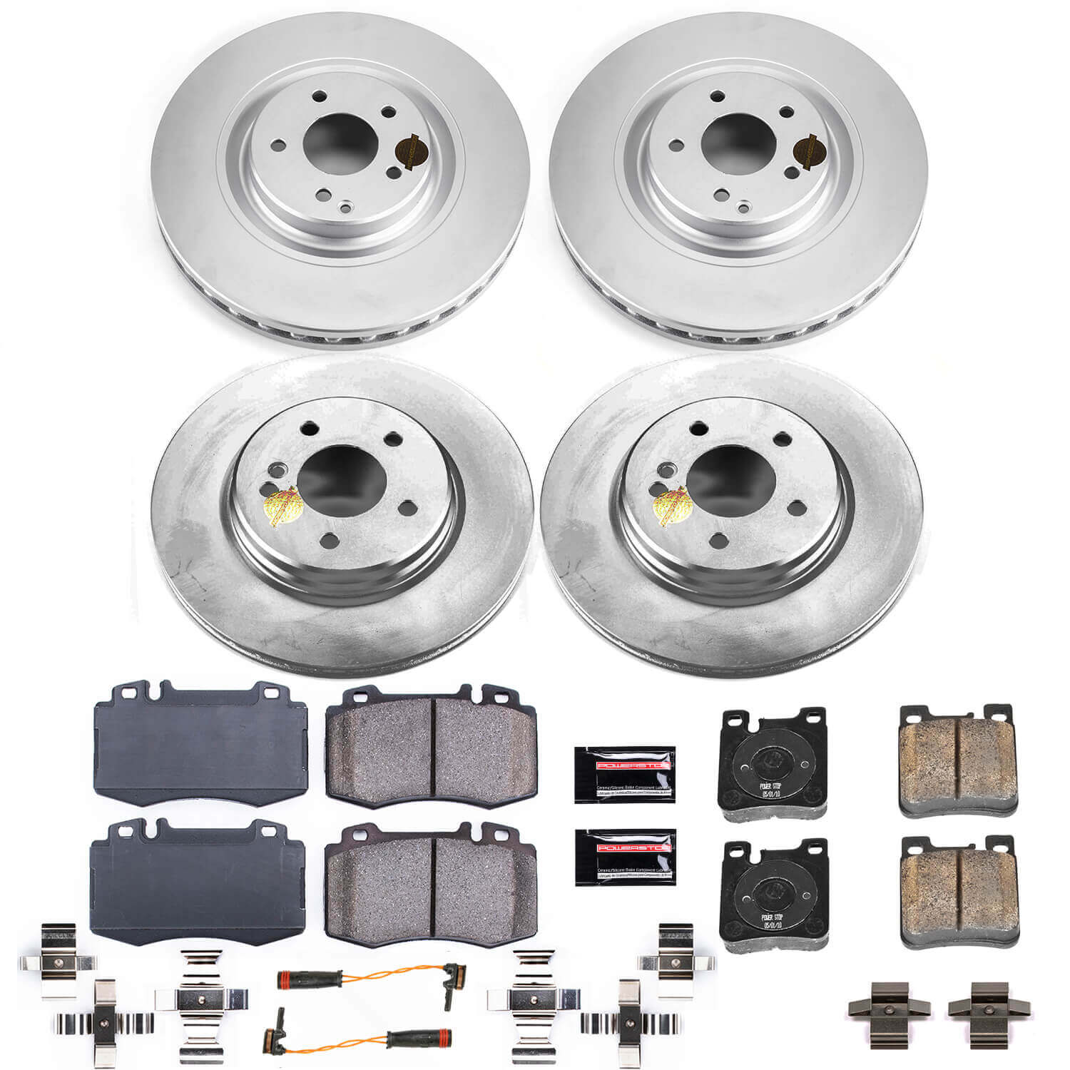 Power Stop CRK7828 Z23 Evolution Sport Front And Rear Brake Kit for 2003-2006 Mercedes-Benz CLK500 product image