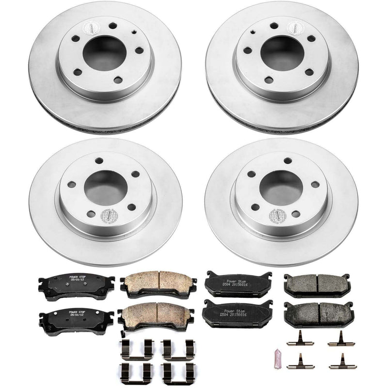 Power Stop CRK783 Z17 Evolution Front And Rear Brake Kit for 1993-1997 Ford Probe product image