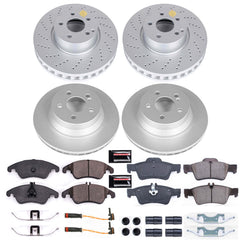 Power Stop CRK7830 Z23 Evolution Sport Front And Rear Brake Kit for 2010 Mercedes-Benz E-350 Sedan (4 Door) product image