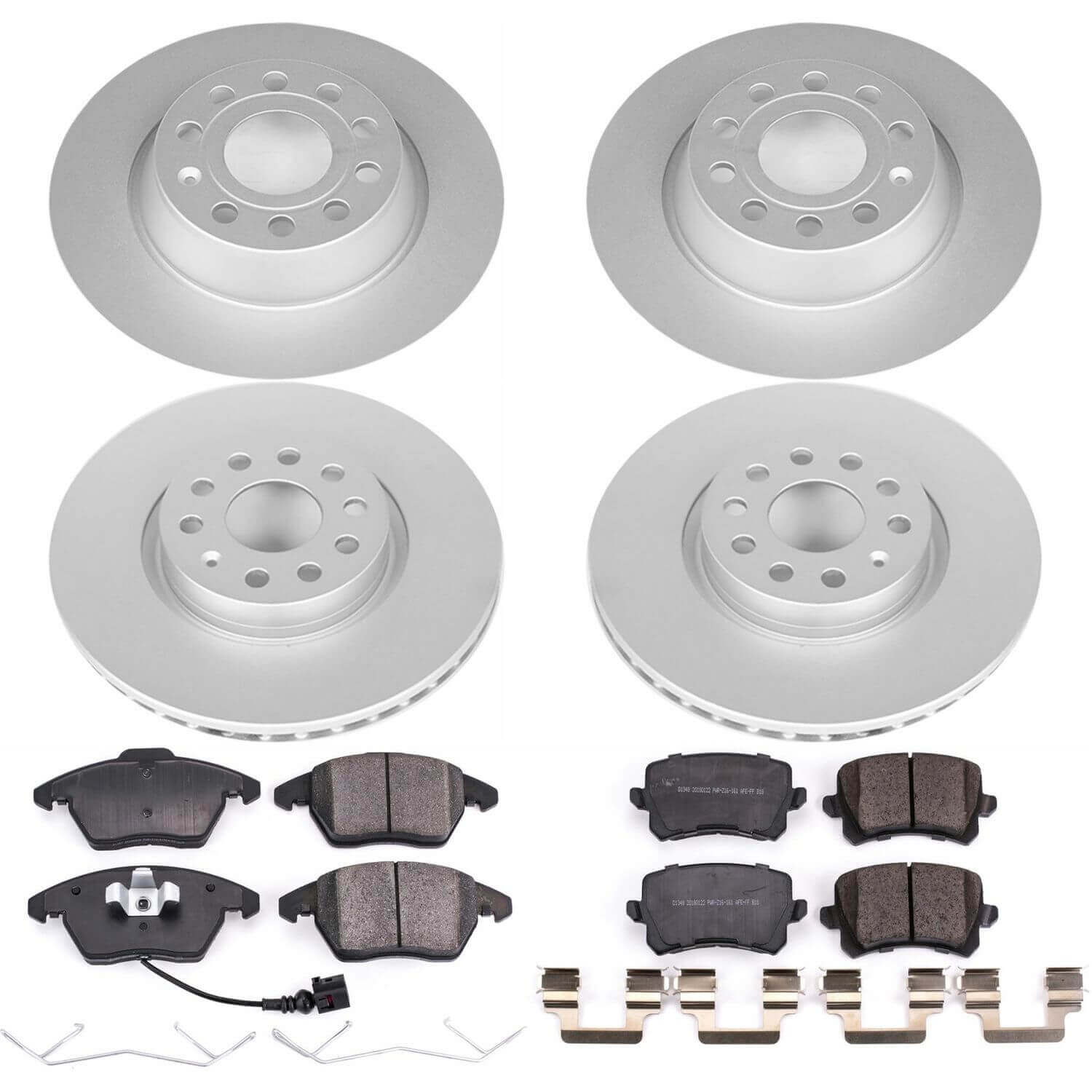 Power Stop CRK7836 Z23 Evolution Sport Front And Rear Brake Kit for 2009-2010 Volkswagen Cc Luxury, Sport, VR6, VR6 Sport product image