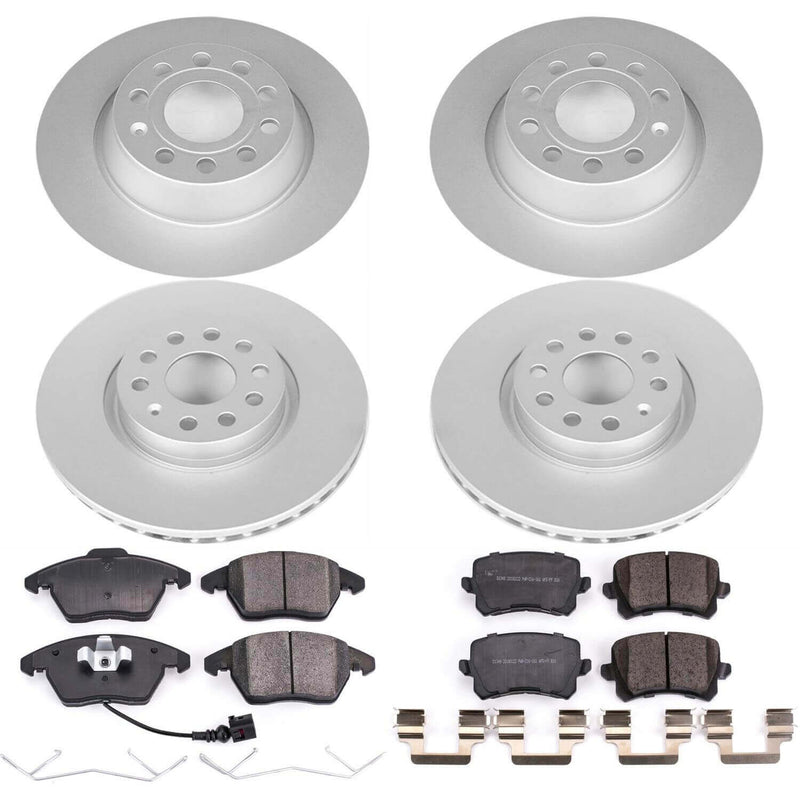 Power Stop CRK7836 Z23 Evolution Sport Front And Rear Brake Kit for 2009-2010 Volkswagen Cc Luxury, Sport, VR6, VR6 Sport product image