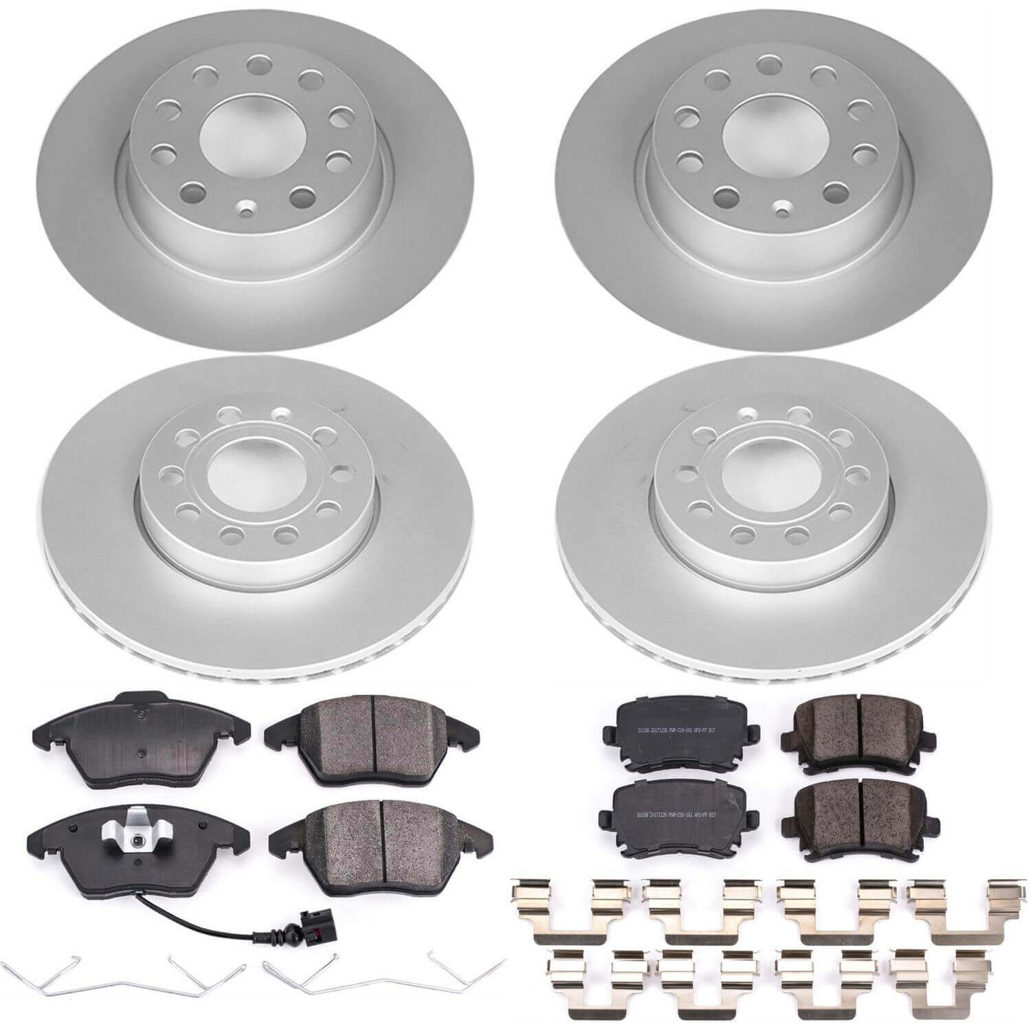 Power Stop CRK7837 Z23 Evolution Sport Front And Rear Brake Kit for 2010 Volkswagen Golf Base product image