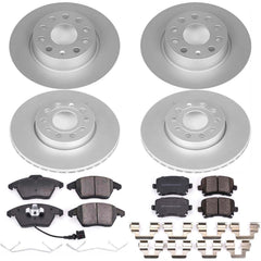 Power Stop CRK7837 Z23 Evolution Sport Front And Rear Brake Kit for 2010 Volkswagen Golf Base product image