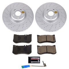 Power Stop CRK7852 Z23 Evolution Sport Front Brake Kit for 2017 Mercedes-Benz Maybach S550 product image