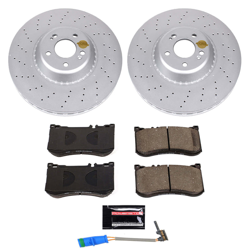 Power Stop CRK7852 Z23 Evolution Sport Front Brake Kit for 2017 Mercedes-Benz Maybach S550 product image