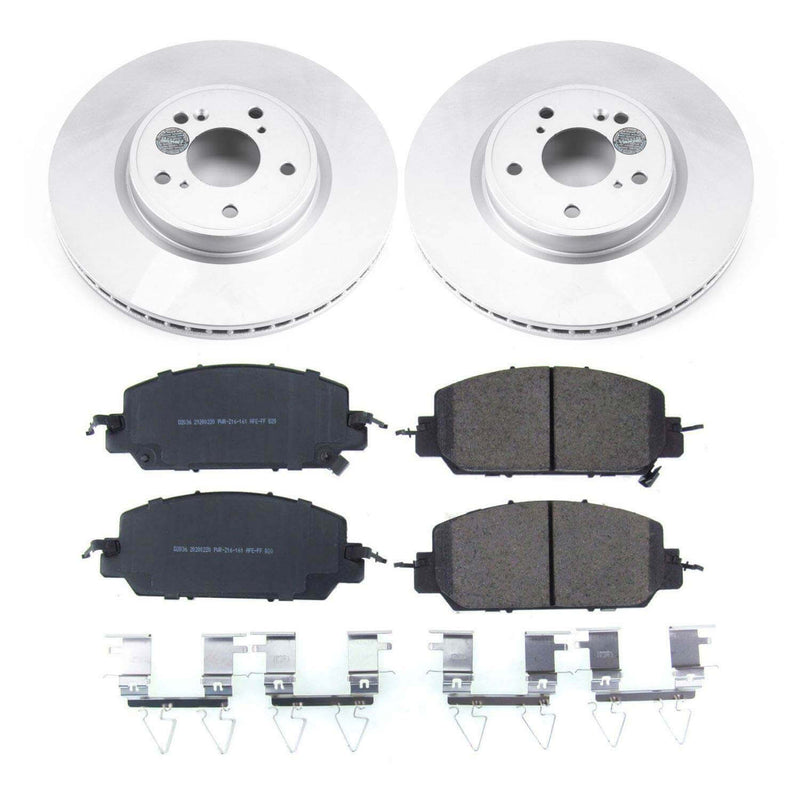 Power Stop CRK7872 Z17 Evolution Front Pad And Rotor Kit for 2017-2025 Honda CR-V product image