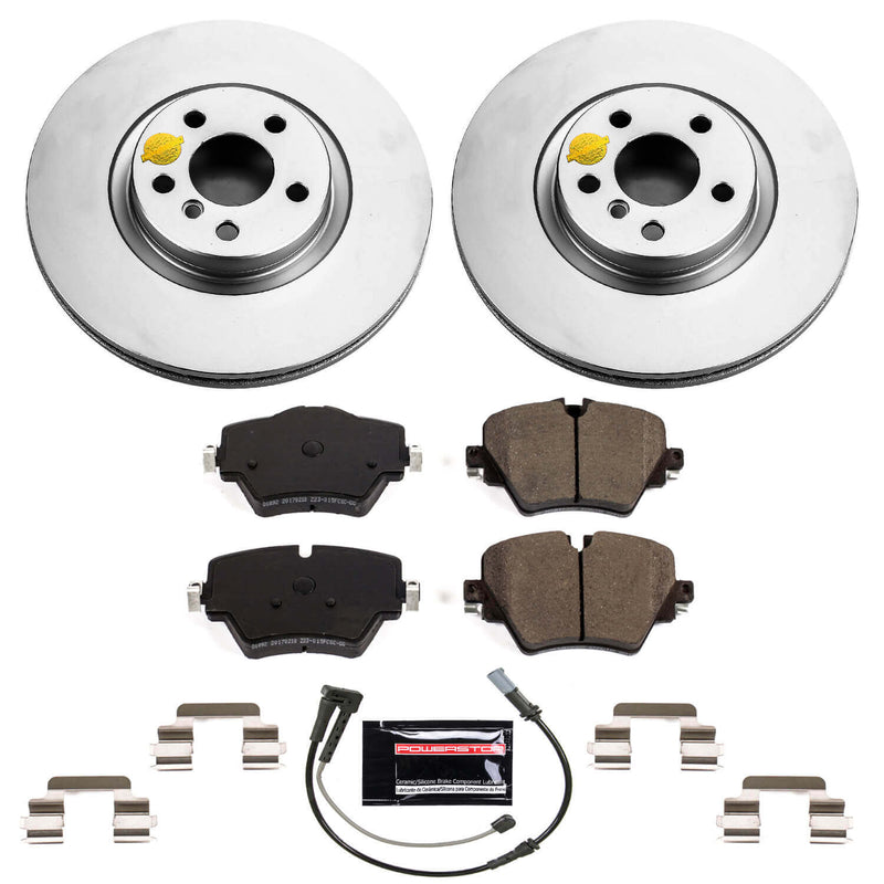 Power Stop CRK7888 Z23 Evolution Sport Front Brake Kit for 2016-2022 BMW X1 product image