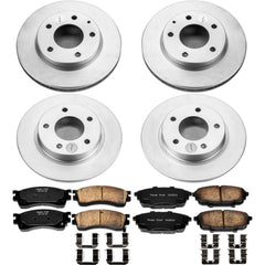 Power Stop CRK789 Z17 Evolution Front And Rear Brake Kit for 2001 Mazda Protege Rear Disc product image