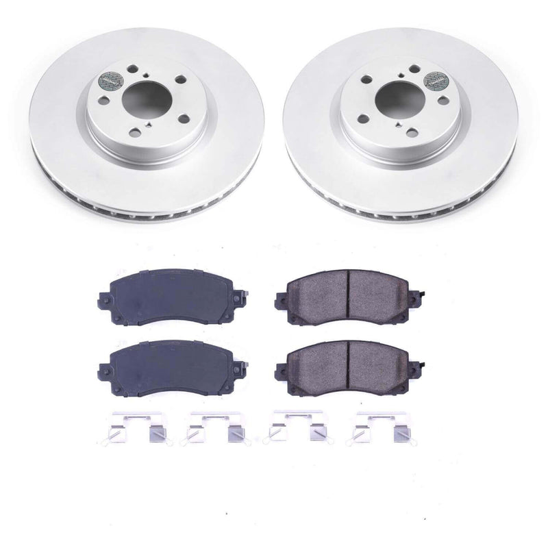 Power Stop CRK7891 Z17 Evolution Front Pad And Rotor Kit for 2017-2022 Subaru Impreza product image
