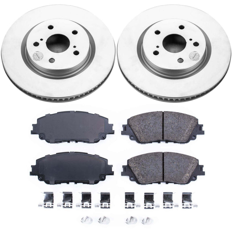 Power Stop CRK7895 Z17 Evolution Front Brake Kit for 2021-2024 Lexus ES250 product image