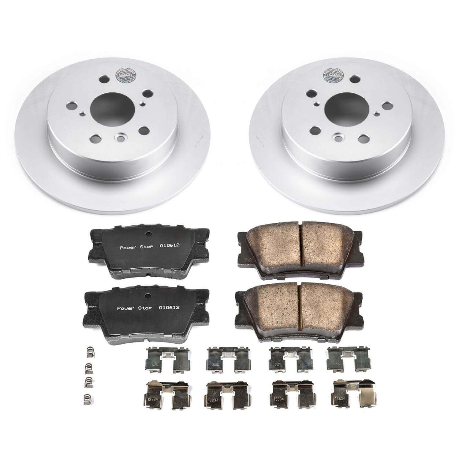 Power Stop CRK7905 Z17 Evolution Rear Brake Kit for 2018-2019 Toyota Camry L, LE, SE product image