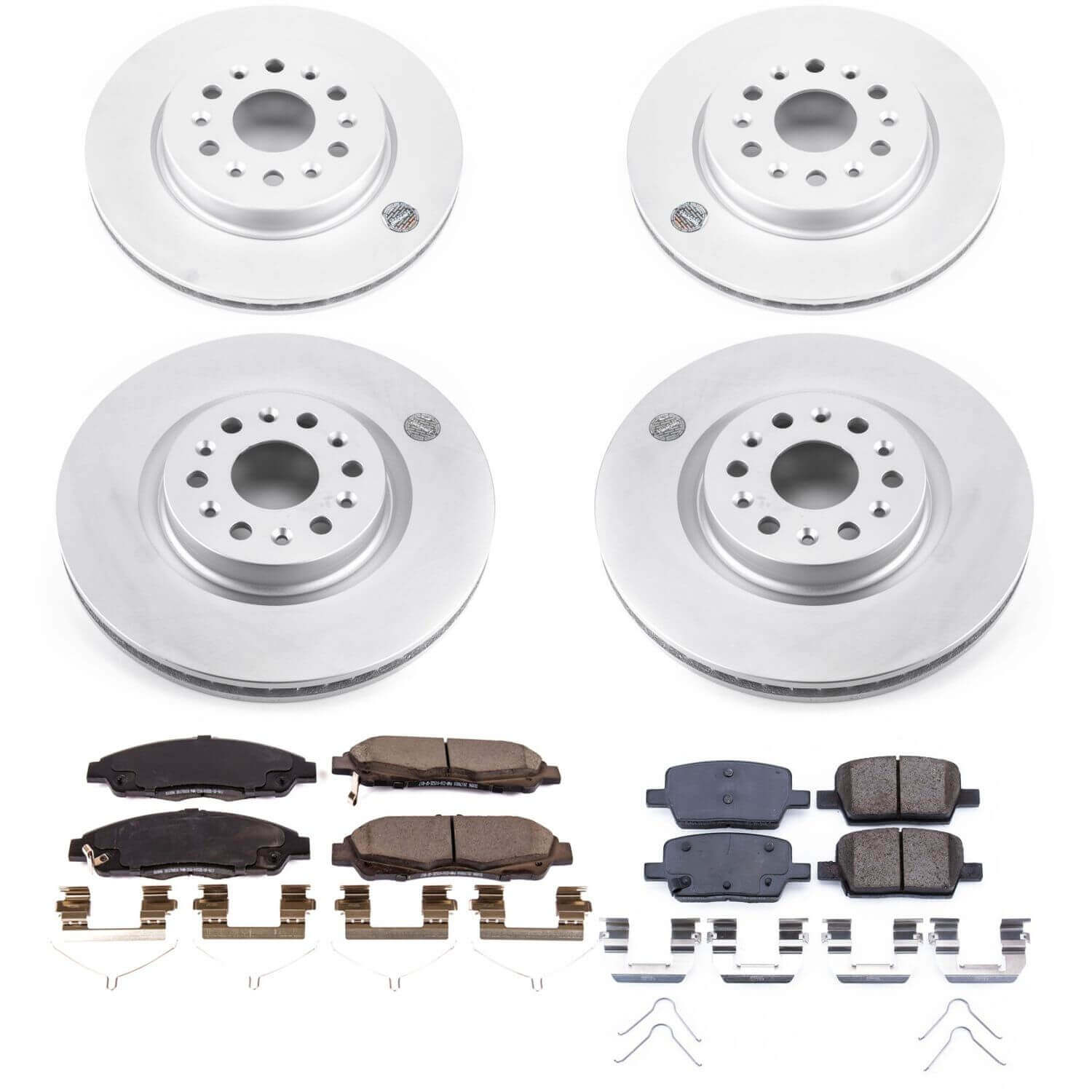 Power Stop CRK7909 Z17 Evolution Front And Rear Pad And Rotor Kit for 2018-2020 Buick Enclave product image