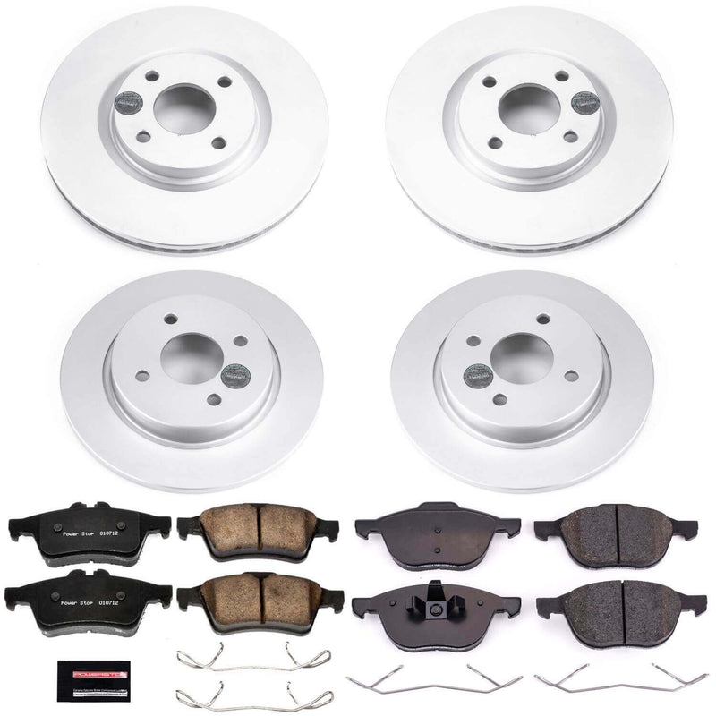Power Stop CRK7911 Z17 Evolution Front And Rear Pad And Rotor Kit for 2018-2022 Ford Ecosport product image