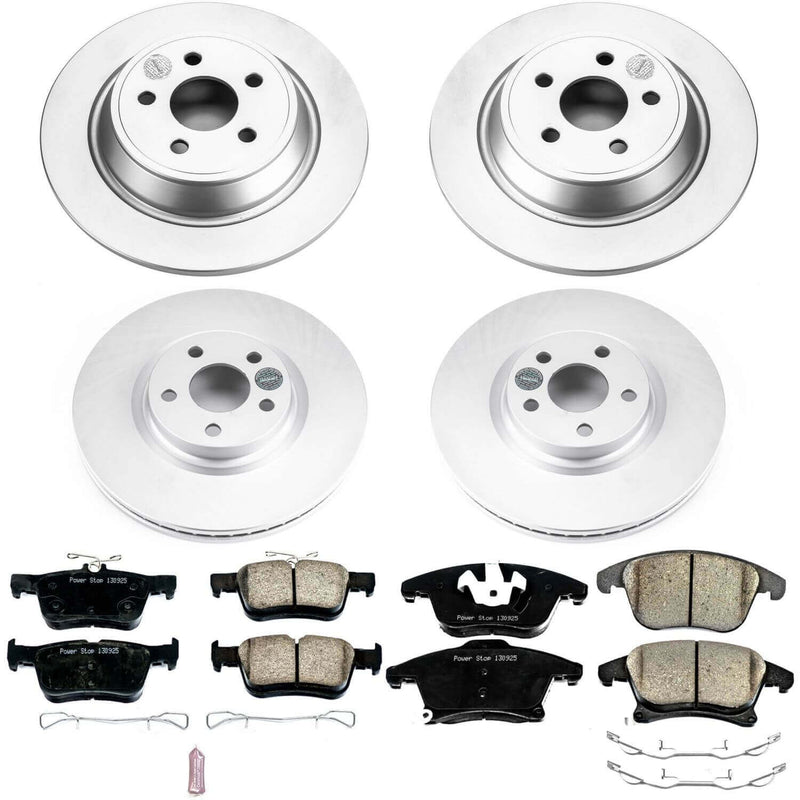Power Stop CRK7912 Z17 Evolution Front And Rear Brake Kit for 2017-2020 Lincoln Mkz product image