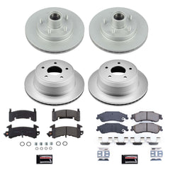 Power Stop CRK7913 Z17 Evolution Front And Rear Pad And Rotor Kit for 1998-2003 Chevrolet S10 Rear Wheel Drive Rear Disc product image