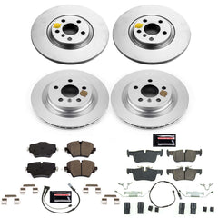 Power Stop CRK7916 Z23 Evolution Geomet Coated Front And Rear Pad And Rotor Kit for 2016-2022 BMW X1 product image