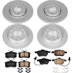 Power Stop CRK7917 Z23 Evolution Sport Front And Rear Brake Kit for 2004-2005 Audi A4 Quattro product image