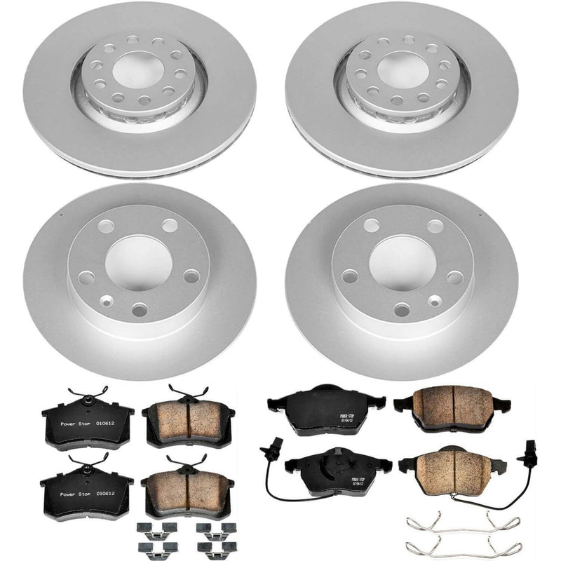 Power Stop CRK7919 Z23 Evolution Sport Front And Rear Brake Kit for 2004-2005 Audi A4 Quattro product image