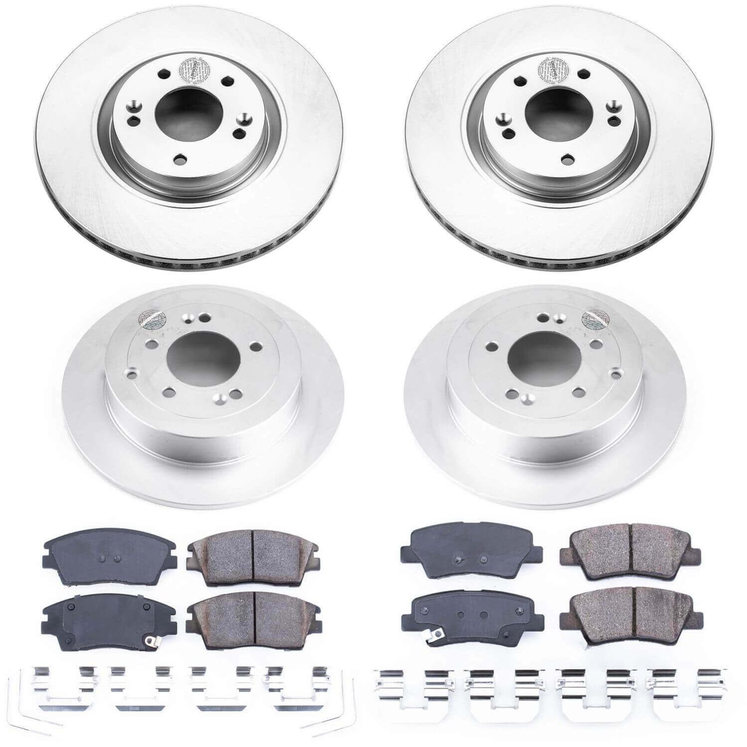 Power Stop CRK7920 Z17 Evolution Front And Rear Brake Kit for 2017-2022 Kia Sportage product image
