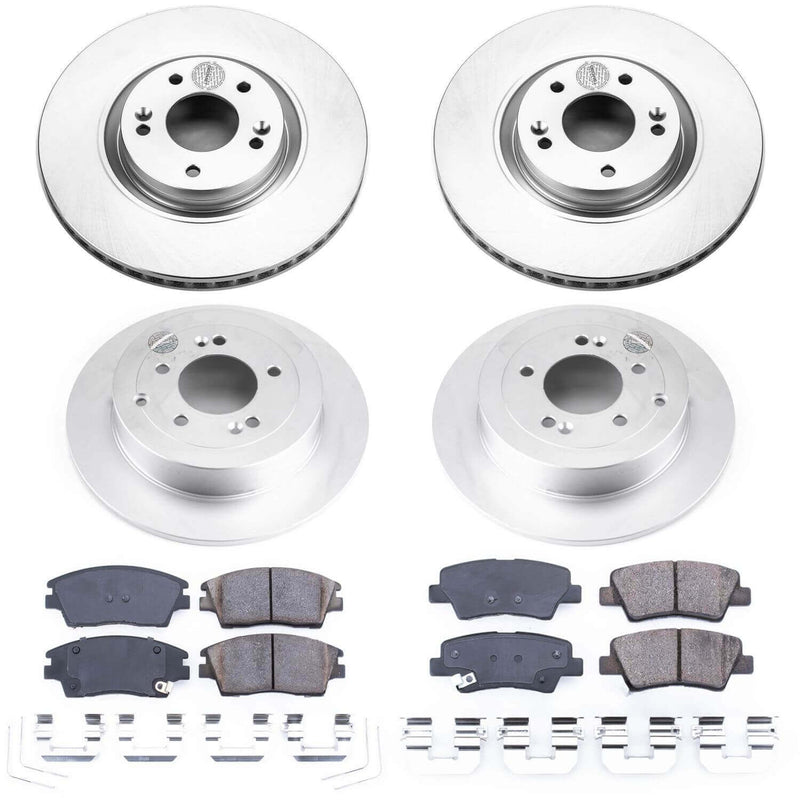 Power Stop CRK7920 Z17 Evolution Front And Rear Brake Kit for 2017-2022 Kia Sportage product image