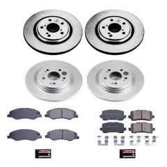 Power Stop CRK7923 Z17 Evolution Front And Rear Pad And Rotor Kit for 2018-2020 Honda Odyssey product image