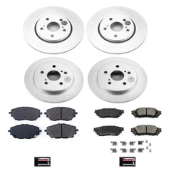 Power Stop CRK7925 Z17 Evolution Front And Rear Pad And Rotor Kit for 2018 Toyota C-Hr product image