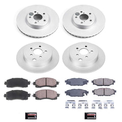 Power Stop CRK7926 Z17 Evolution Front And Rear Pad And Rotor Kit for 2017-2022 Subaru Impreza product image
