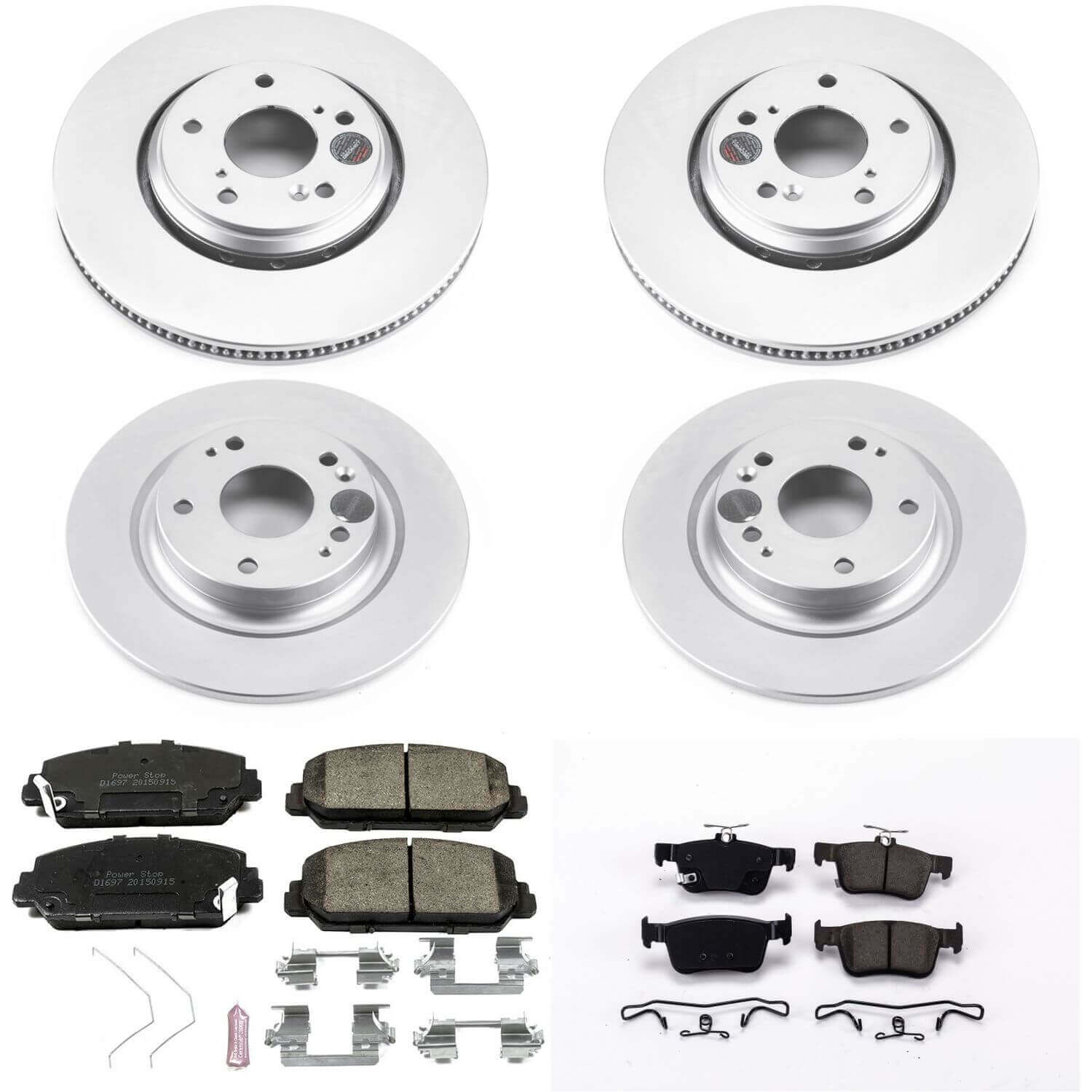 Power Stop CRK7935 Z17 Evolution Front And Rear Brake Kit for 2017-2020 Honda Civic Si product image