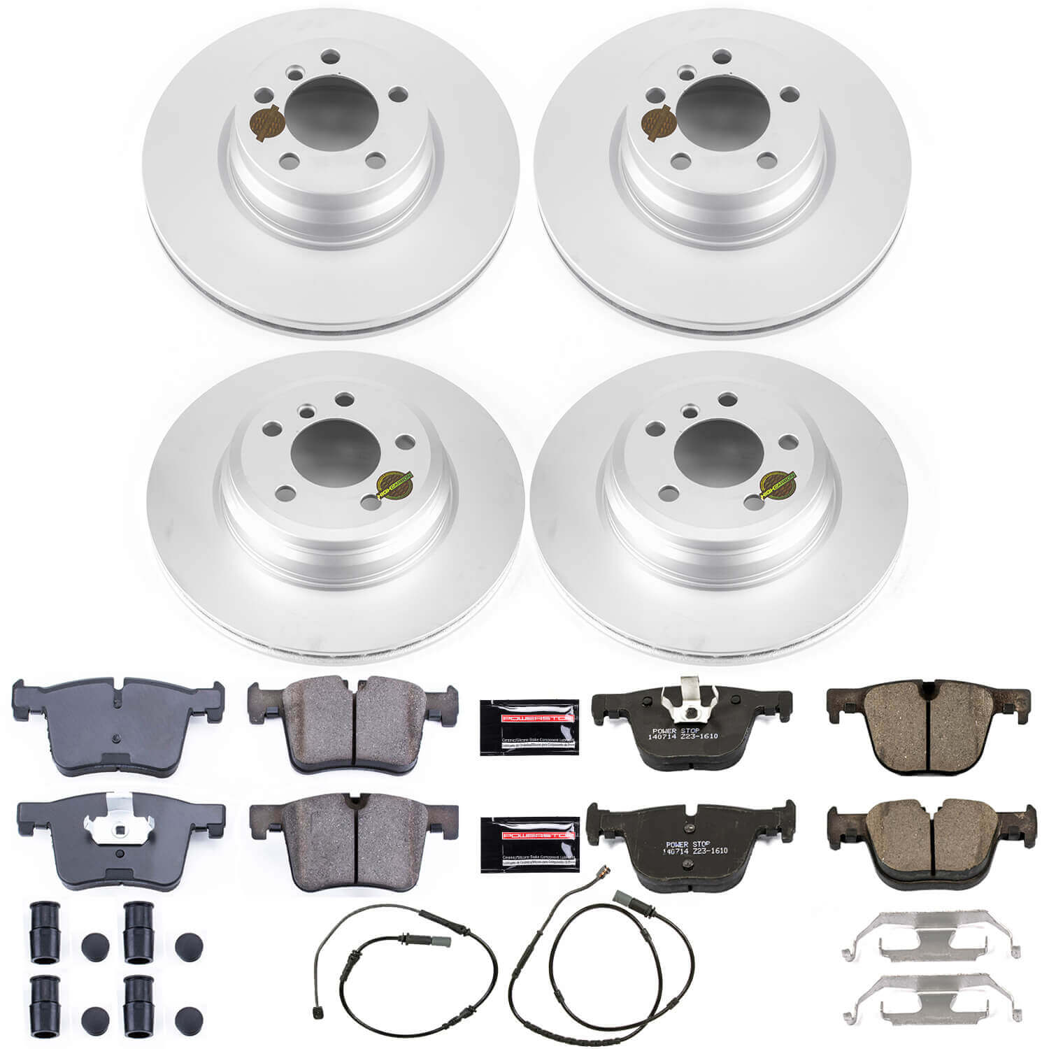 Power Stop CRK7936 Z23 Evolution Sport Front And Rear Brake Kit for 2015 BMW 328I Xdrive product image