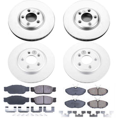 Power Stop CRK7937 Z17 Evolution Front And Rear Brake Kit for 2002-2005 Ford Thunderbird product image