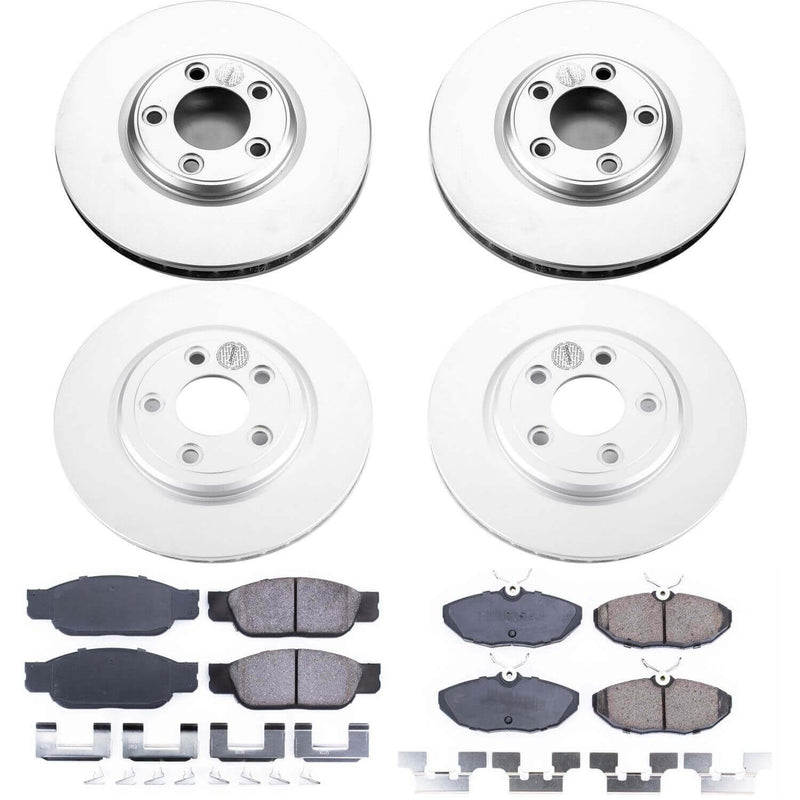 Power Stop CRK7937 Z17 Evolution Front And Rear Brake Kit for 2002-2005 Ford Thunderbird product image