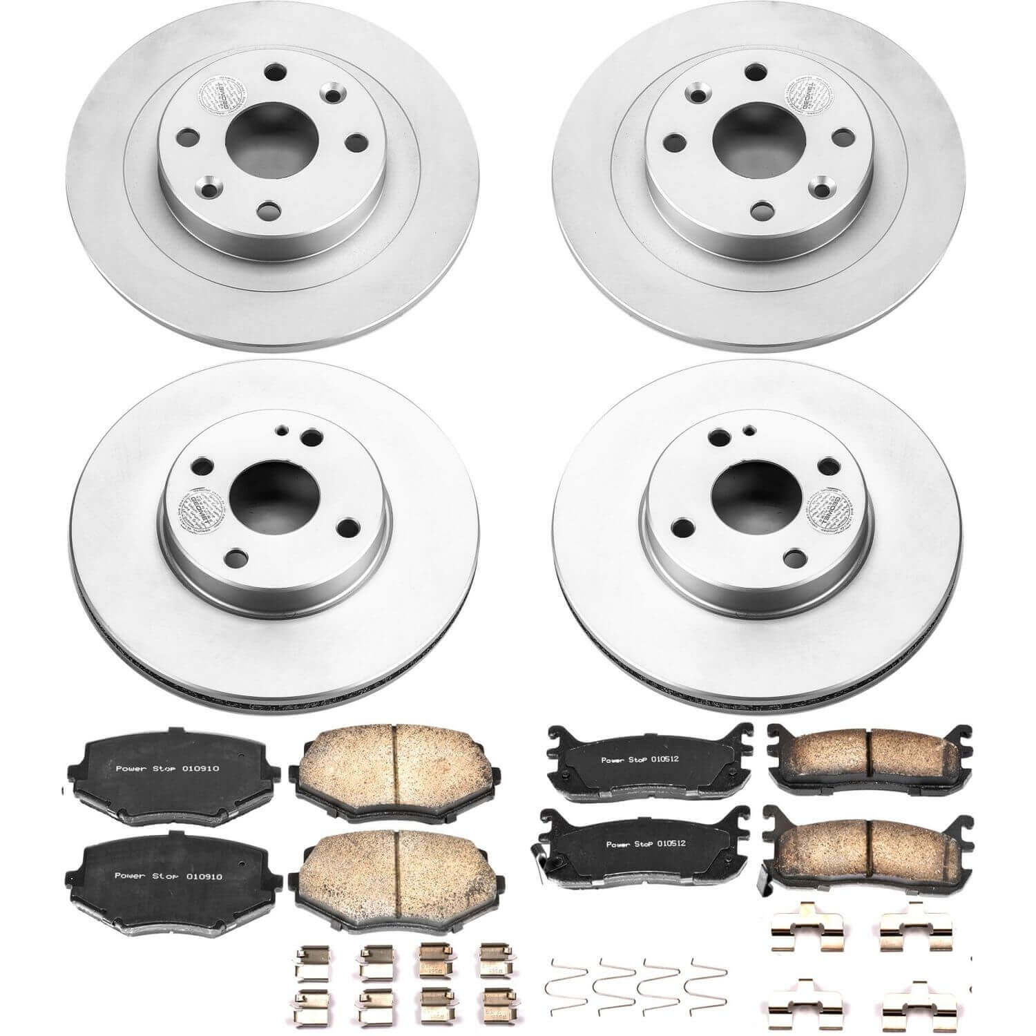 Power Stop CRK794 Z17 Evolution Front And Rear Brake Kit for 1994-1997 Mazda Miata / MX-5 product image