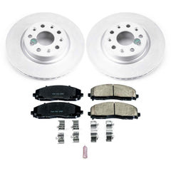 Power Stop CRK7941 Z17 Evolution Front Brake Kit for 2018 Jeep Wrangler Sport, Sport S, Unlimited Moab, Unlimited Sport, Unlimited Sport S product image