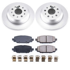 Power Stop CRK7943 Z17 Evolution Rear Pad And Rotor Kit for 2018 Jeep Wrangler Sport, Sport S, Unlimited Moab, Unlimited Sport, Unlimited Sport S product image